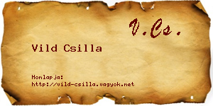 Vild Csilla névjegykártya